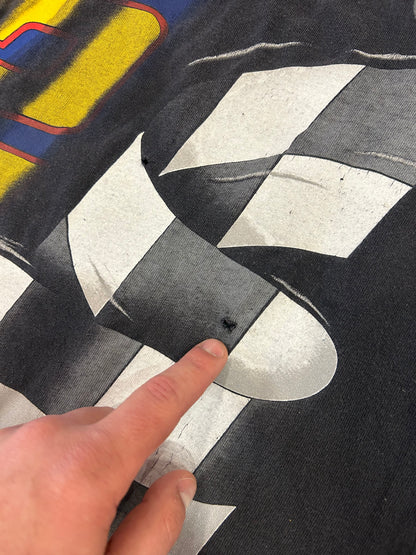 90s Miller Rusty Wallace Vintage Nascar AOP Tee (L)