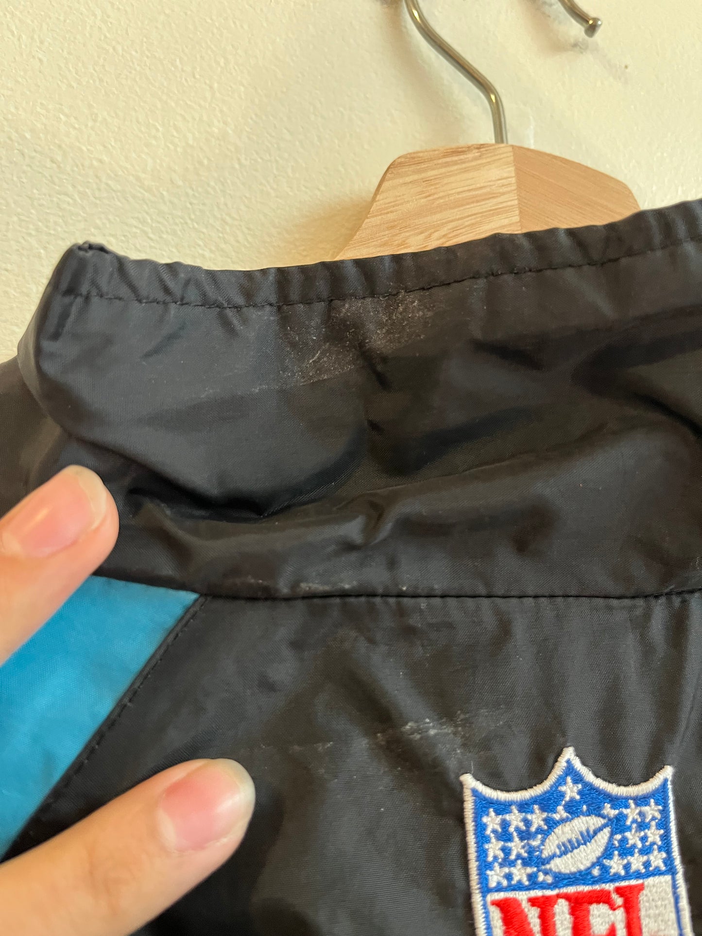 00s Carolina Panthers NFL Reebok Two Tone Windbreaker (XL)