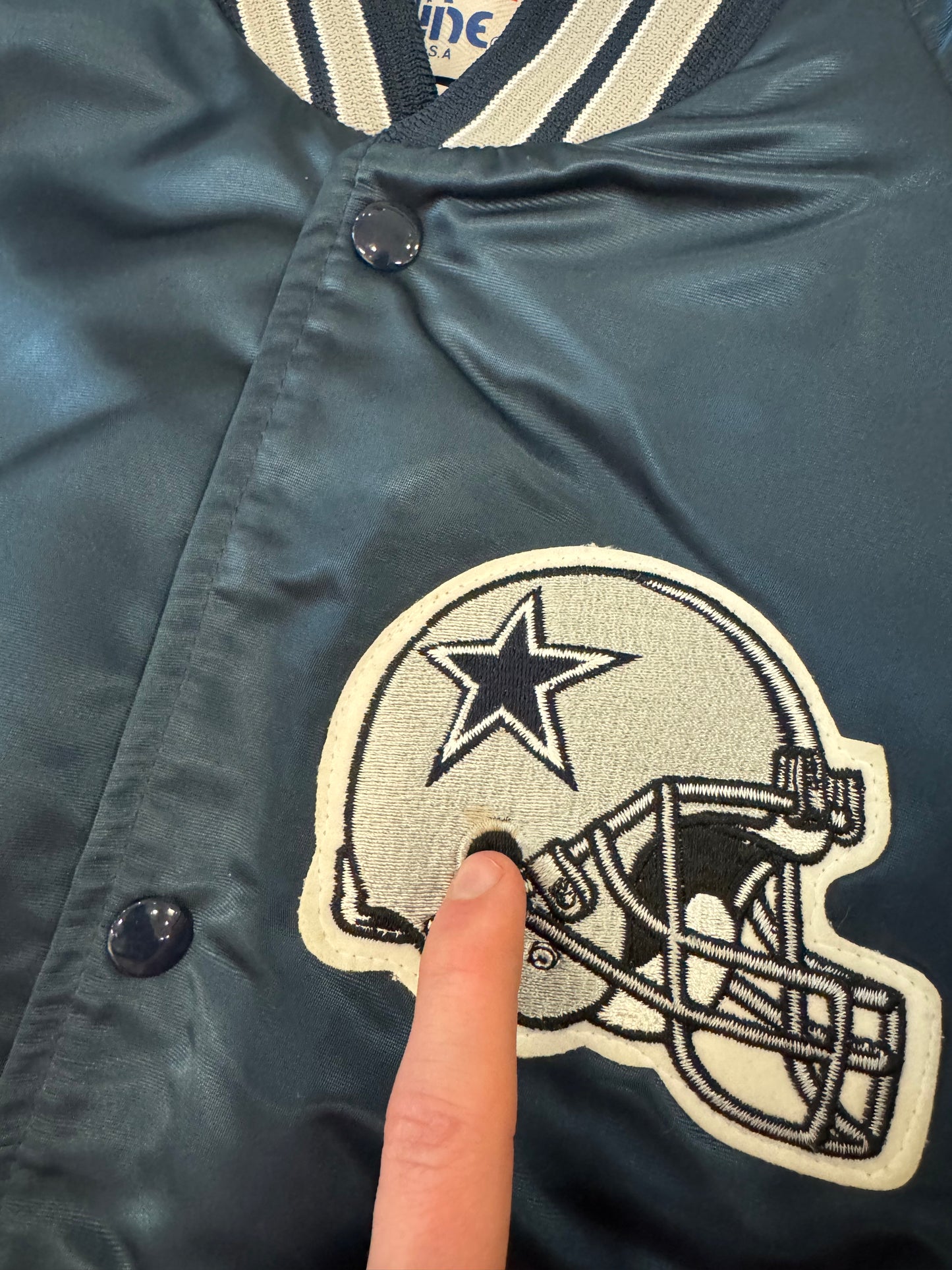 90s Dallas Cowboys Chalk Line Jacket (L)