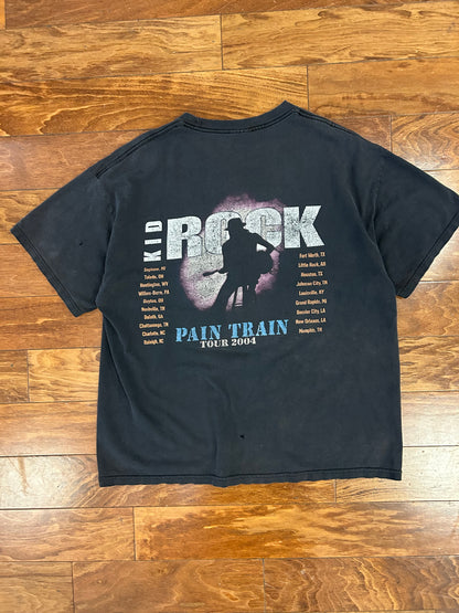 2004 Kid Rock Pain Train Distressed Music Tour Tee (XL)