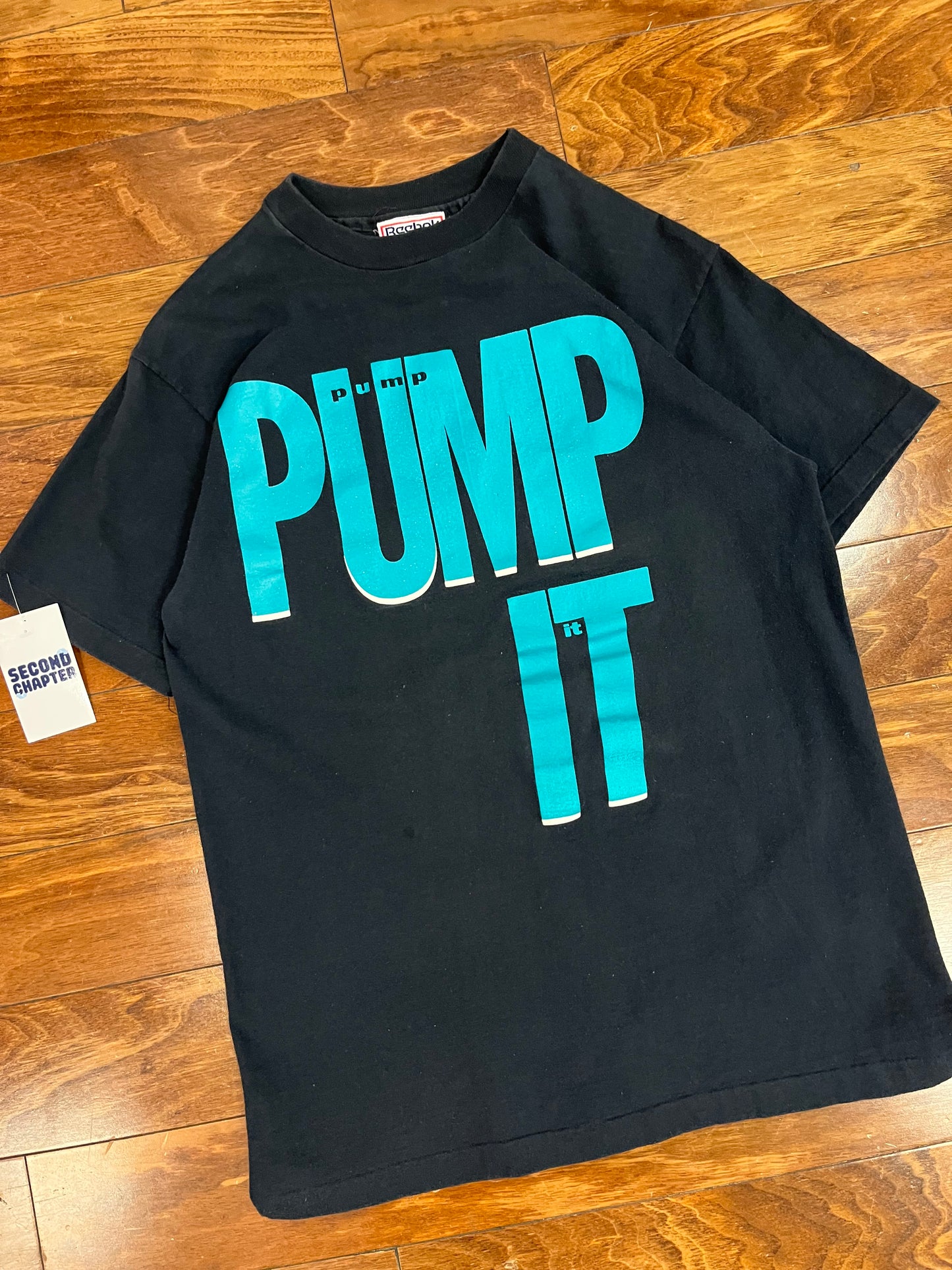 90s Reebok Sport Pump It Tee (L)