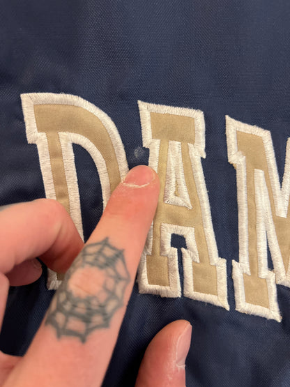 1990s Starter Notre Dame University Spell Out Windbreaker (XL)