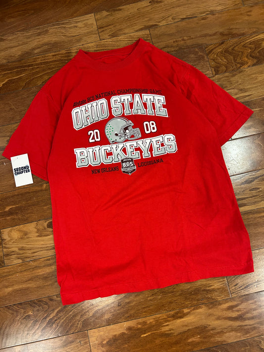 2008 Ohio State University (OSU) BCS Champions Tee (L)