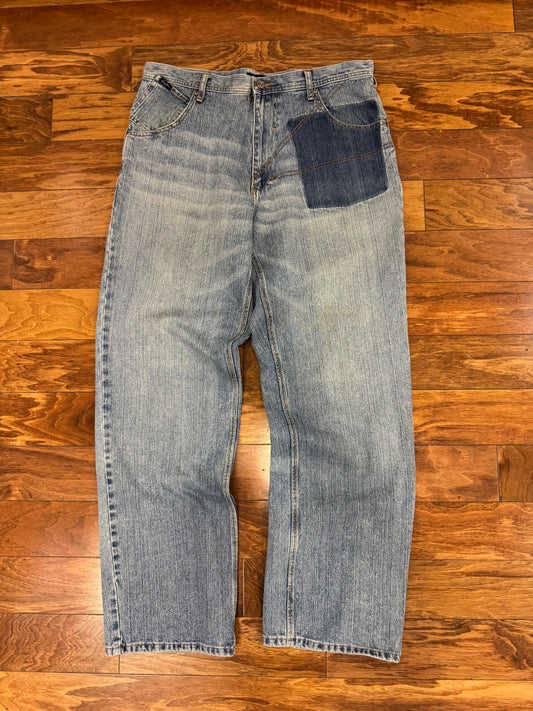 00s Sean John Patch Work Baggy Jeans (34 x 34)