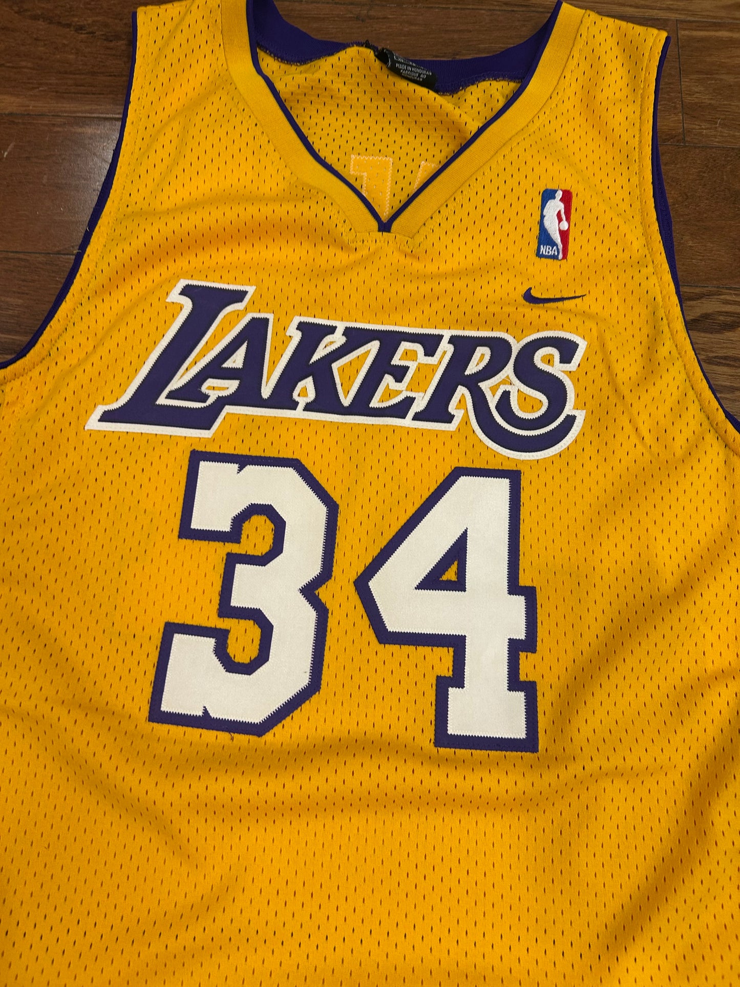 2001 Los Angeles Lakers Shaquille O'Neal Nike Jersey (XL)