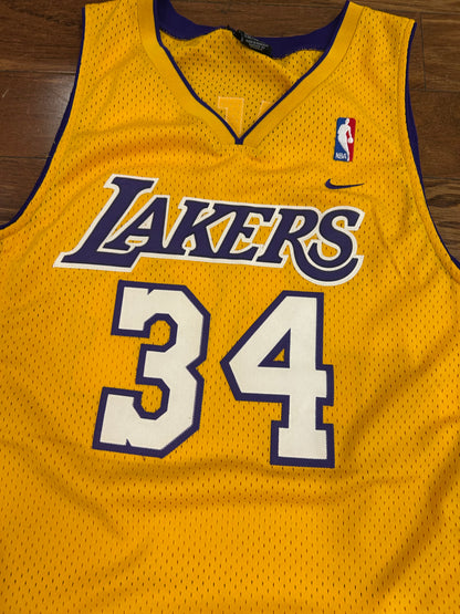 2001 Los Angeles Lakers Shaquille O'Neal Nike Jersey (XL)