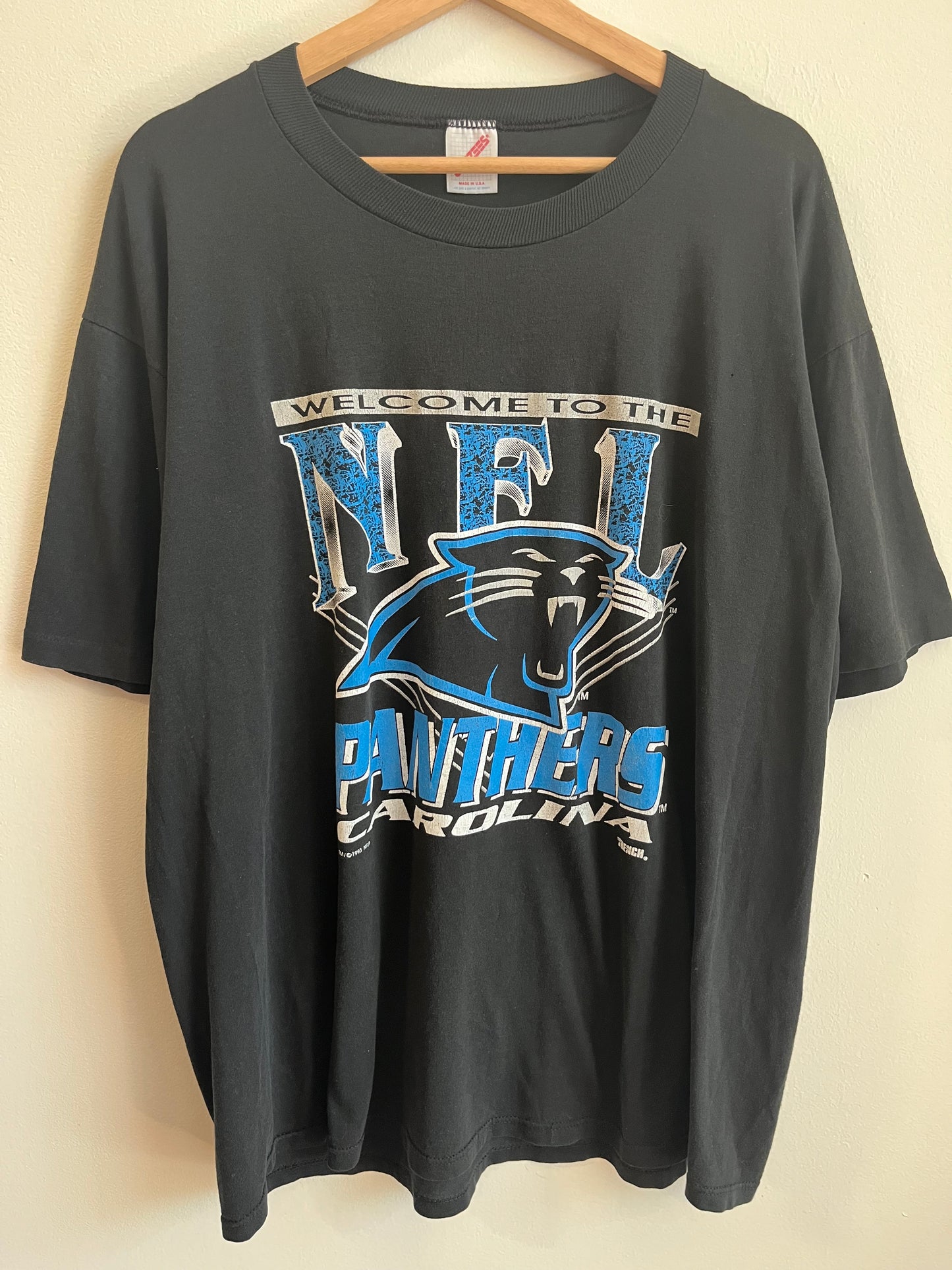 1993 Carolina Panthers "Welcome to the NFL" Tee (XXL)