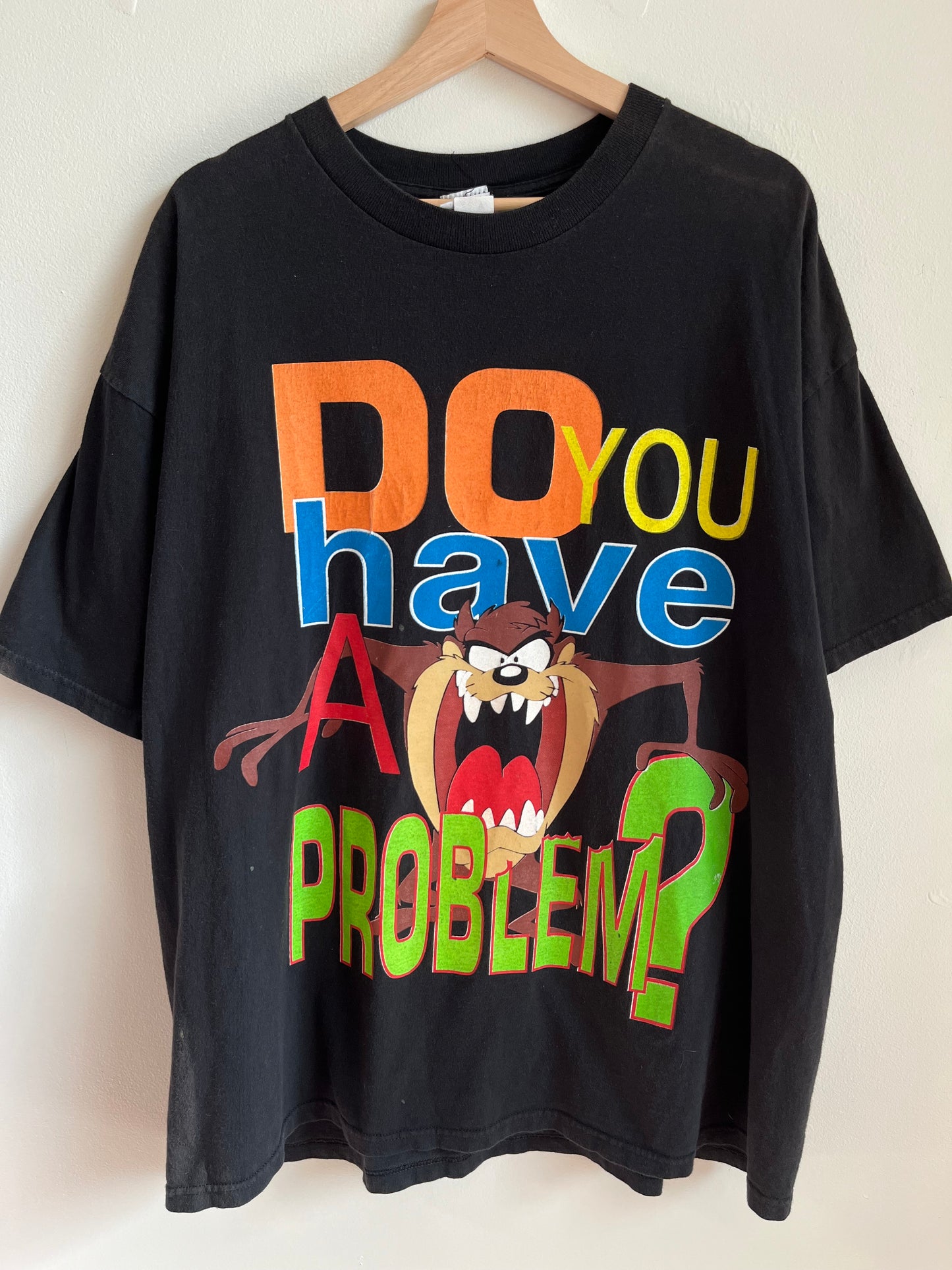 1997 Taz Looney Tunes "Do You Have A Problem?" Tee (XL)