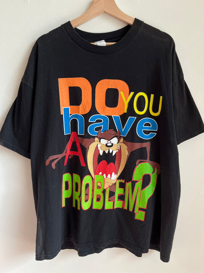 1997 Taz Looney Tunes "Do You Have A Problem?" Tee (XL)