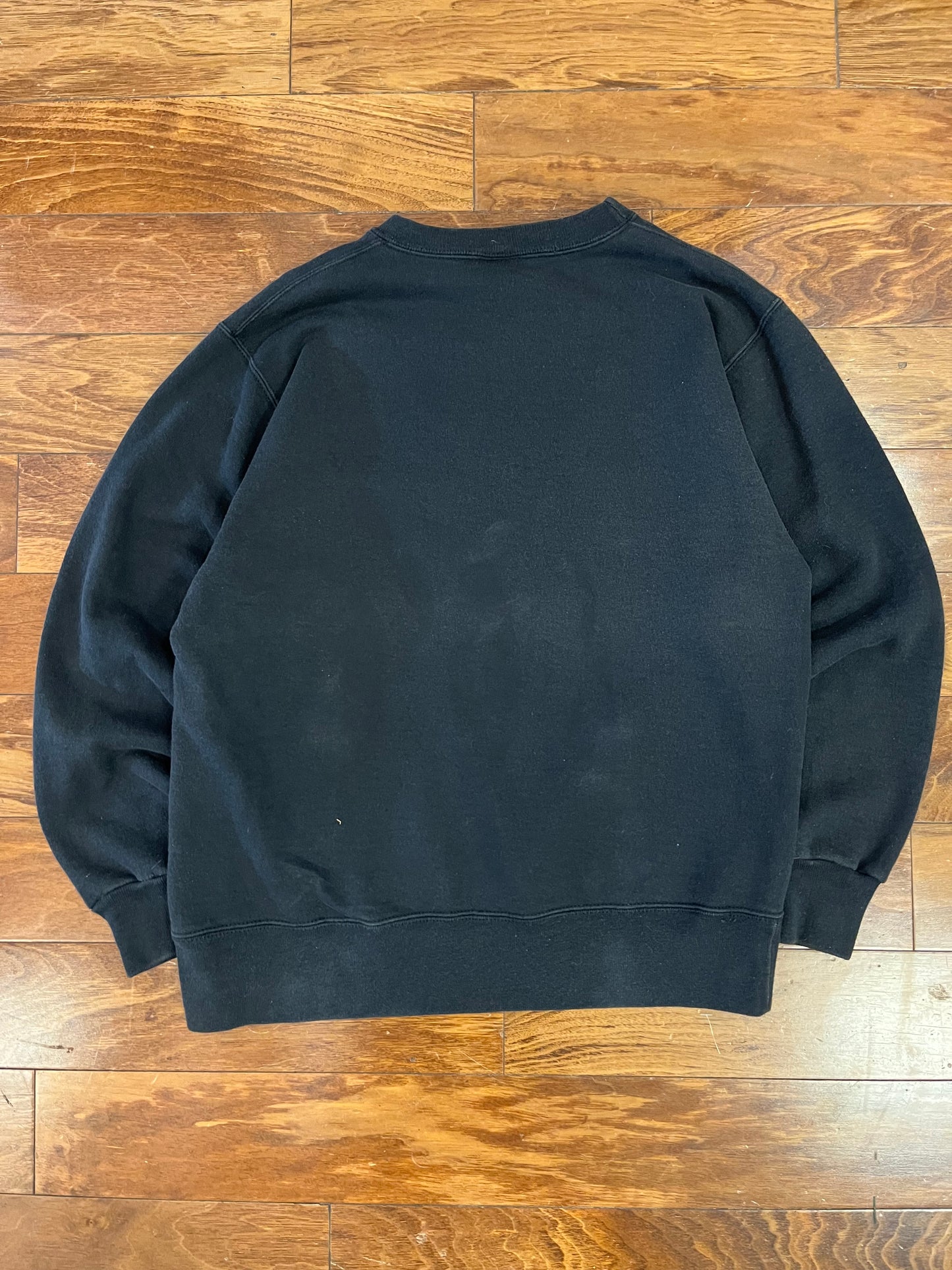 90s Champion Essential Black Crewneck (L)