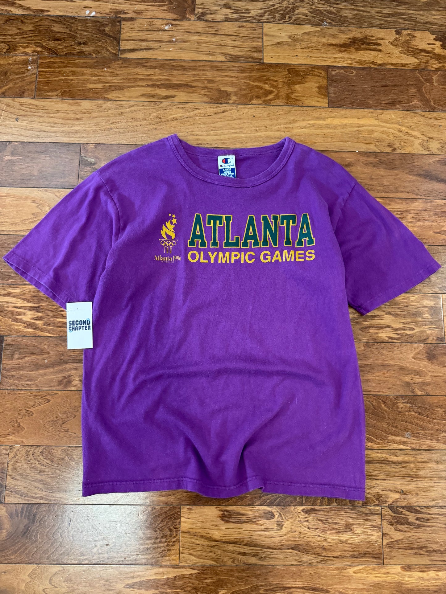 1996 Atlanta Olympic Games Purple Vintage Tee (L)
