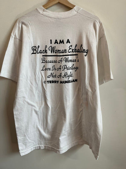 1990s Whitney Houston Waiting to Exhale Black Women Music Tee (XL)