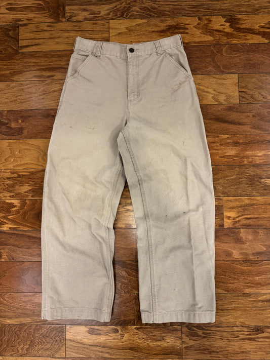 00s Carhartt Women's Khaki Carpenter Pants (28 x 28)