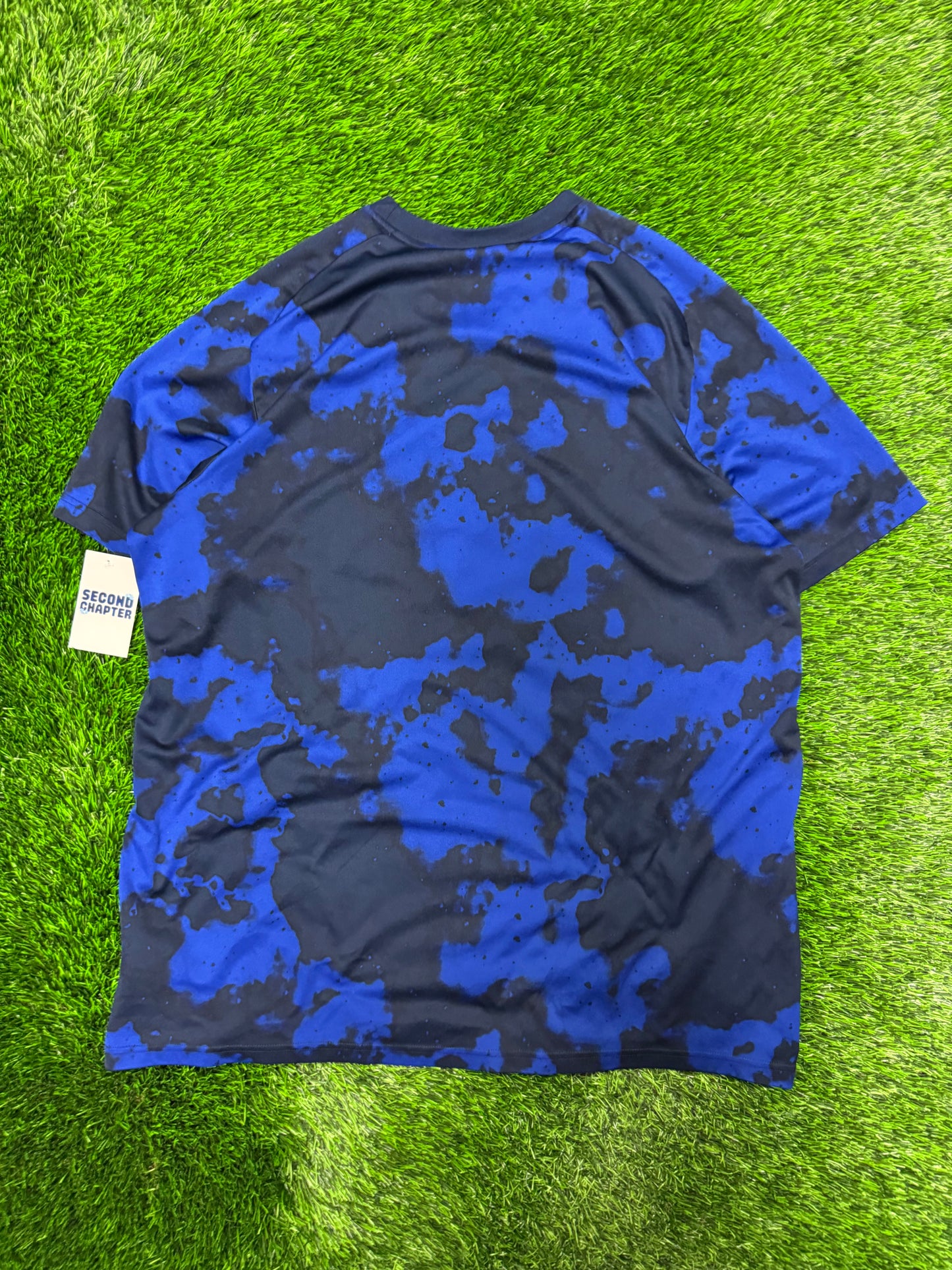 Manchester United Parley Training Jersey Adidas Blue AON Jersey 2019-20 Kit (XXL)