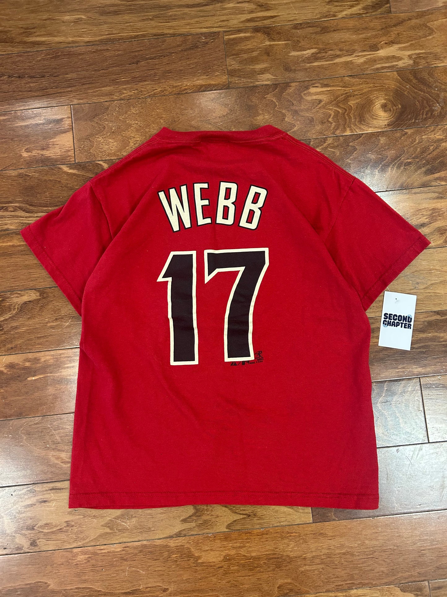 2008 Arizona Diamondbacks Brandon Webb #17 Jersey Tee (S)