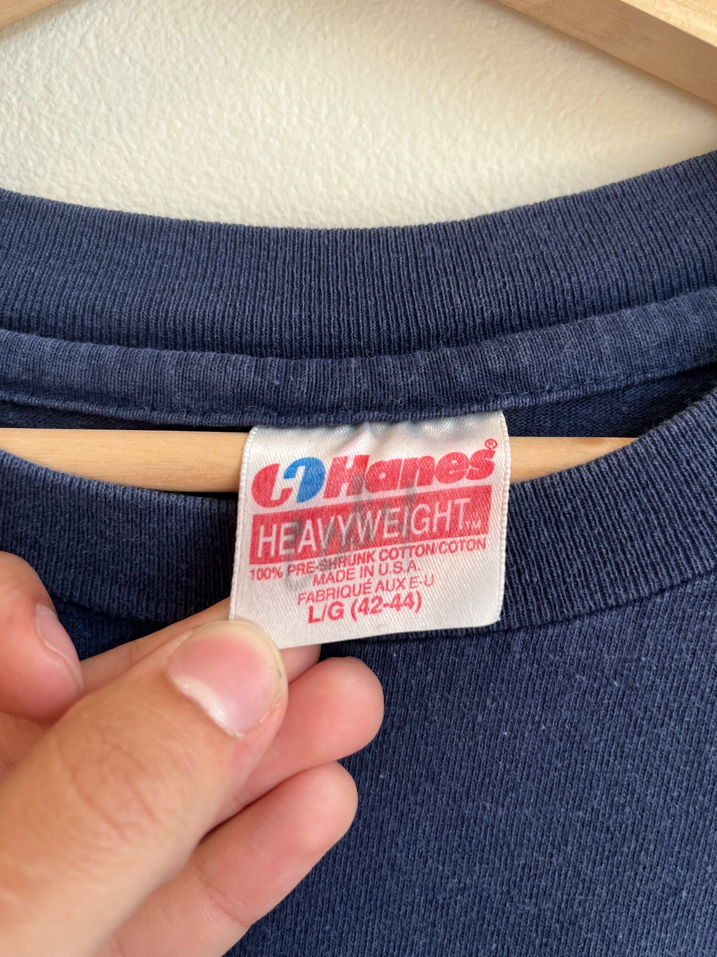 90s UNC Tar Heels Vintage Hanes Tee (L)