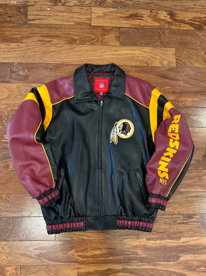00s Washington Redskins NFL Leather Jacket (M)