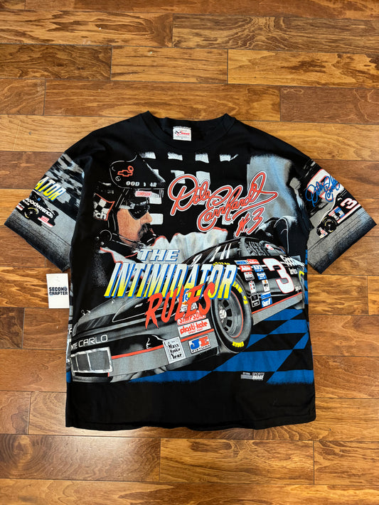 1996 Dale Earnhardt Intimidator Sports Image Nascar AOP Tee (XL)