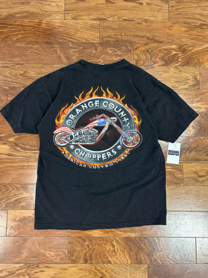 2003 Orange County Choppers Flames Tee (L)