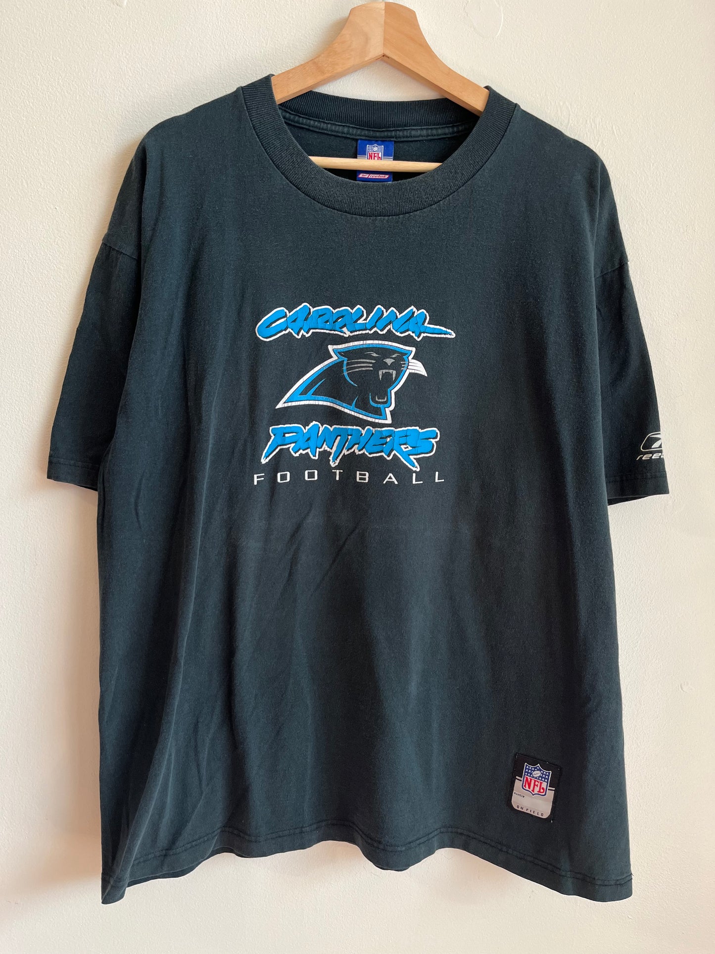 00s Carolina Panthers Football Cat Scratch Tee (L)