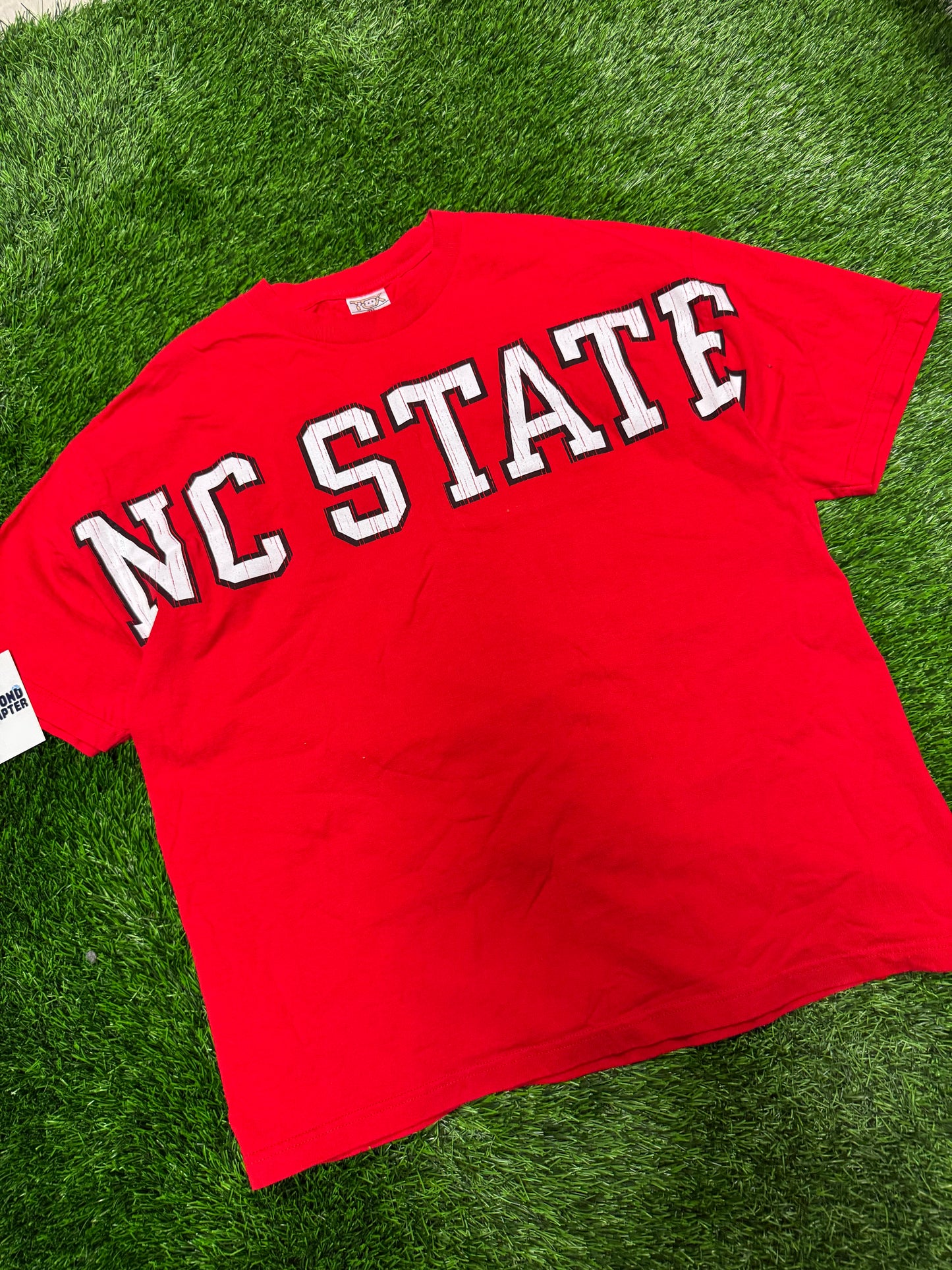 90s NC State Wolfpack Big Spell Out Vintage Tee (XXL)
