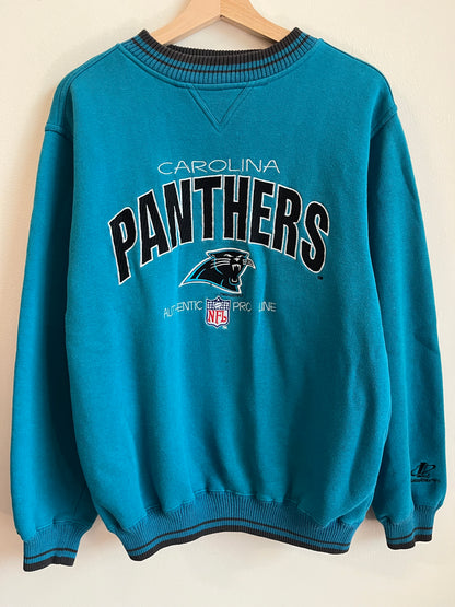 1996 Carolina Panthers Logo Athletic Embroidered Crewneck (L)