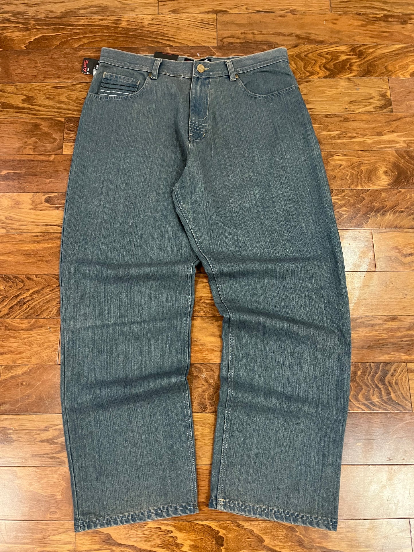00s Red Ape Embroidered Deadstock Jeans (38x32)