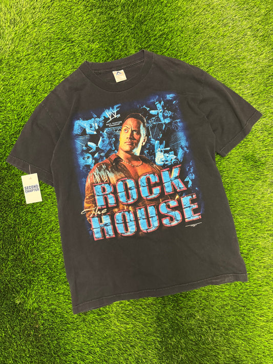 2000 The Rock House WWF Vintage World Wrestling Federation Grail Tee (L)