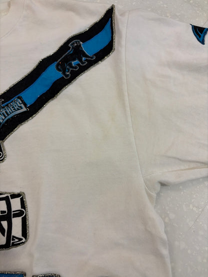 1996 Carolina Panthers Vintage Custom Glitter Tee (L)
