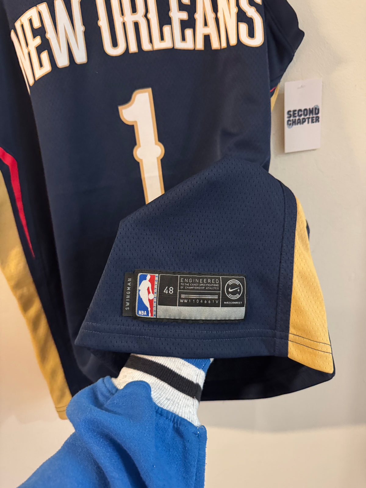 2018 New Orleans Pelicans Zion Williamson Nike Swingman Jersey (L)