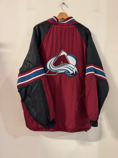 90s Colorado Avalanche Vintage NHL Starter Puffer Jacket (XL)