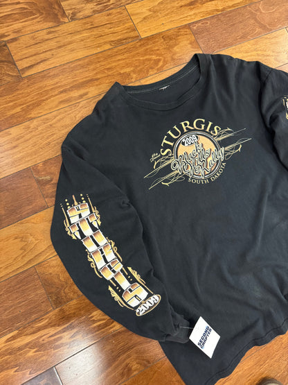 2009 Sturgis South Dakota Sleeve Hit Graphic Long-Sleeve Tee (XL)