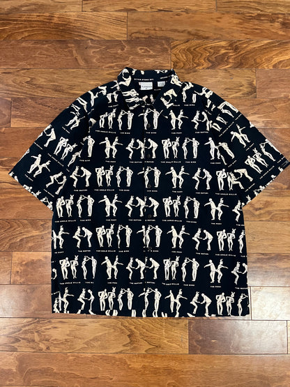 00s Playboy SS AOP Button Up Shirt (XL)