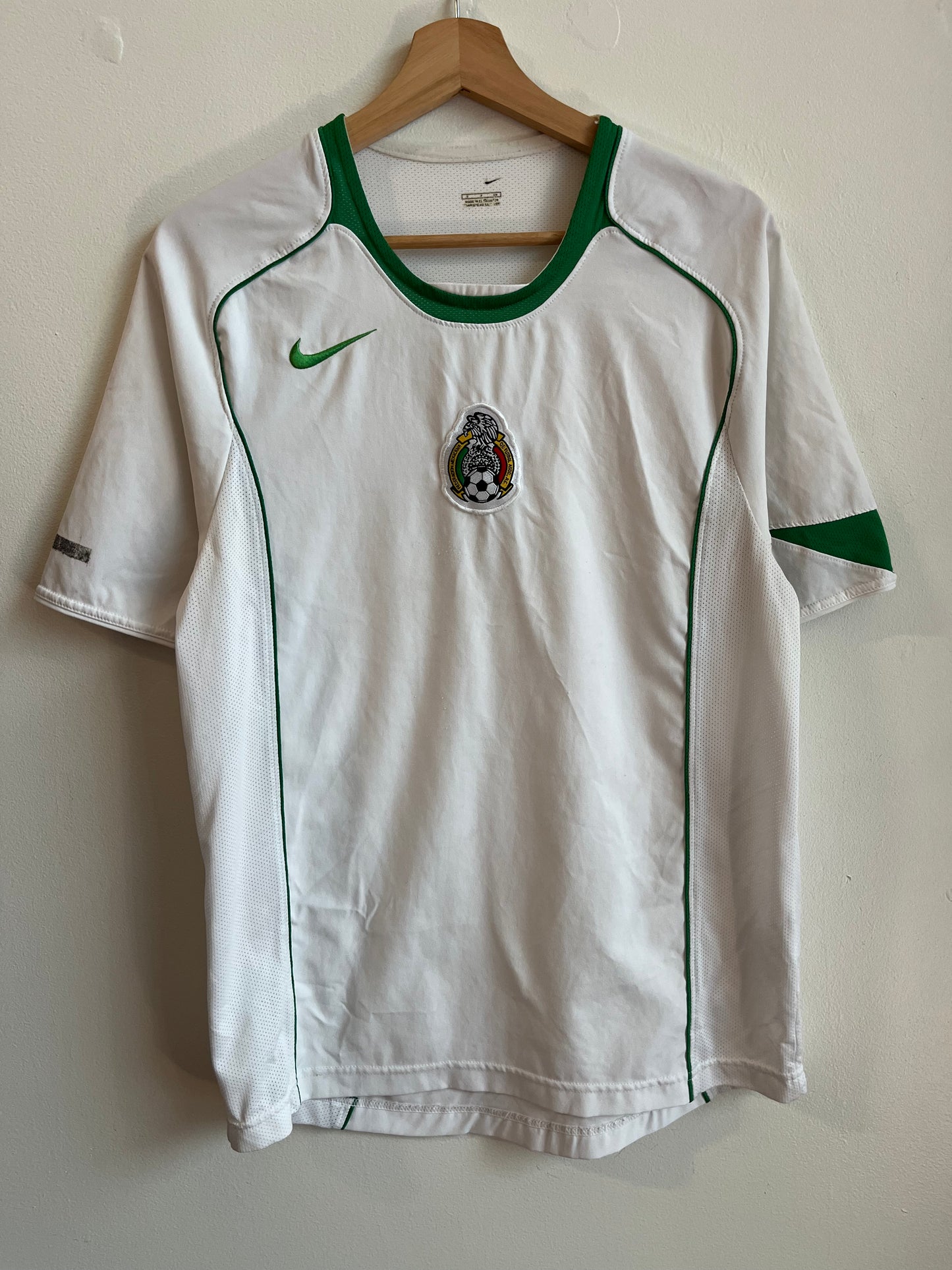 2004 Mexico Away Kit Soccer Jersey (S)