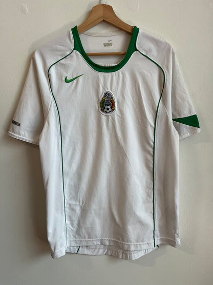 2004 Mexico Away Kit Soccer Jersey (S)
