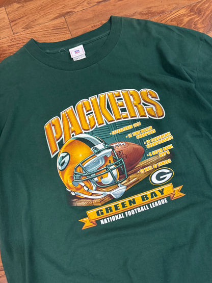 2003 Green Bay Packers Helmet Tee (XXL)