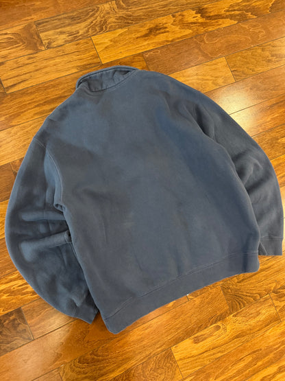 Y2K Nike Essential Full Zip Blue Jacket (XL)