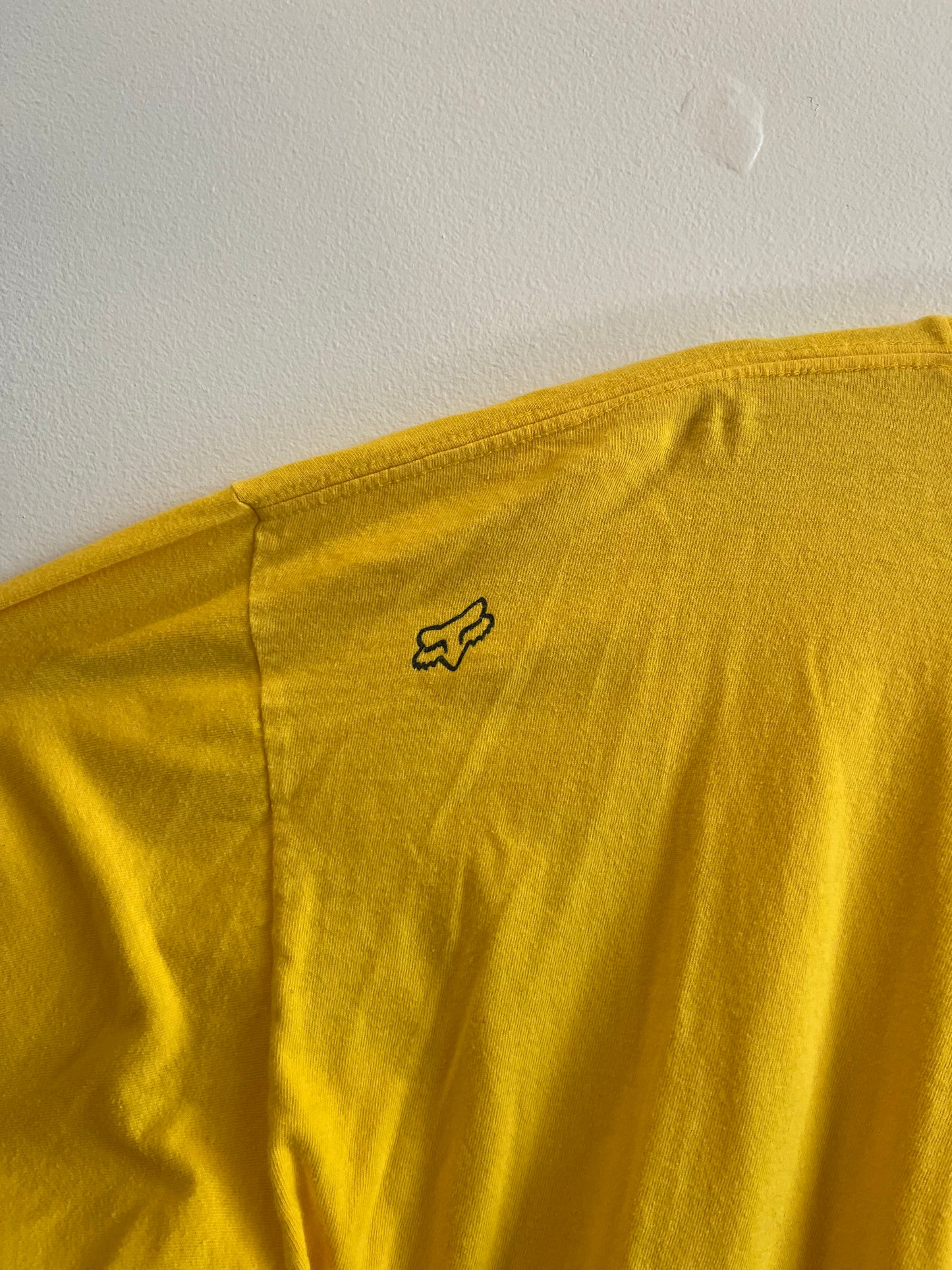 00s Fox Racing Yellow Long Sleeve Shirt (XL)