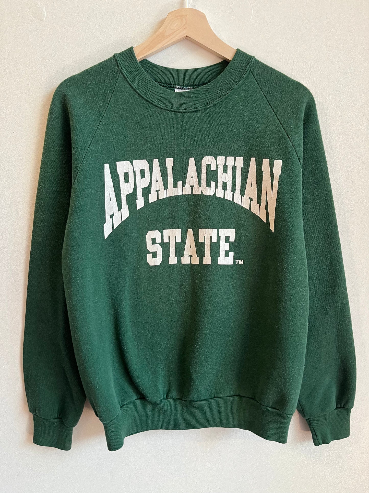 90s Appalachian State Green Crewneck (M)