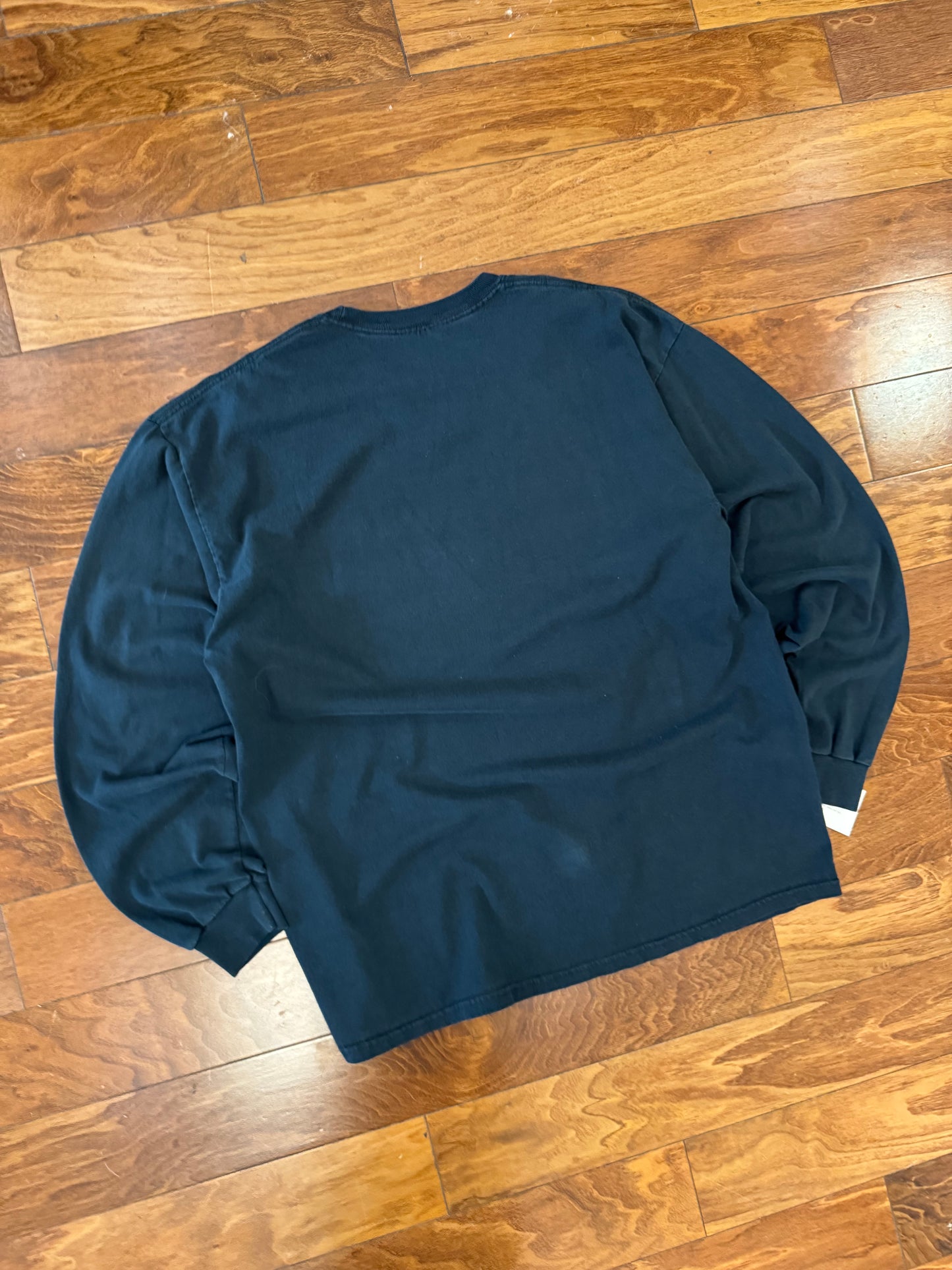 00s UNC Faded Mascot Long Sleeve Tee (XL)