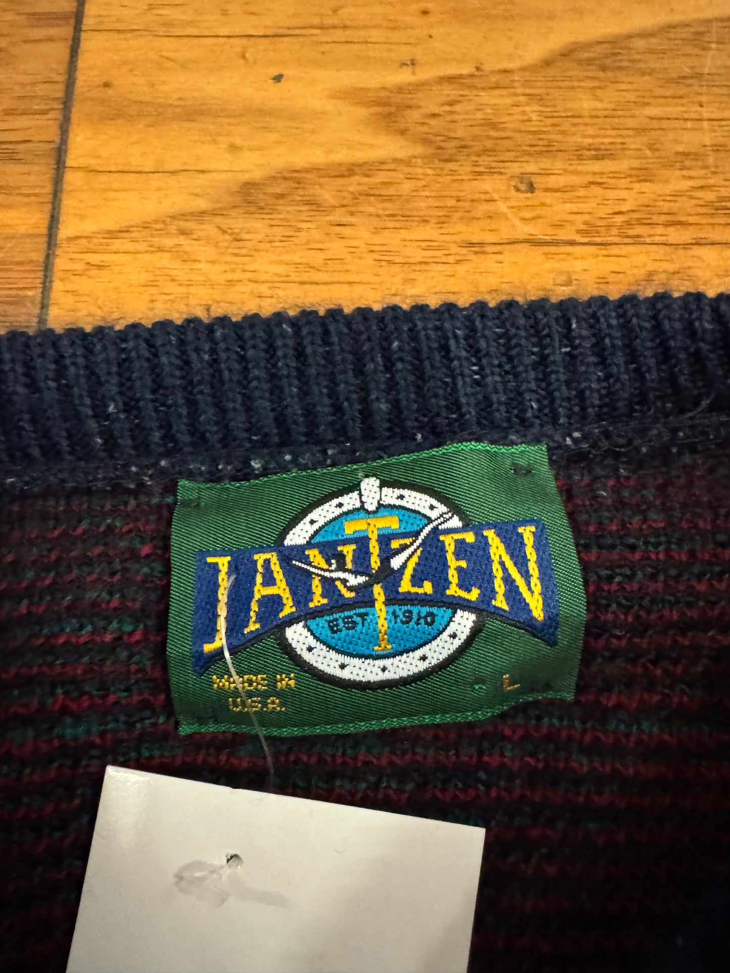 90s Jantzen Plaid Sweater (L)