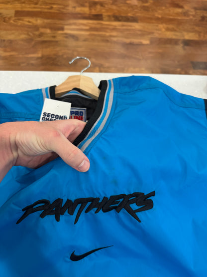 90s Carolina Panthers Nike Center Swoosh Reversible Windbreaker (XXL)