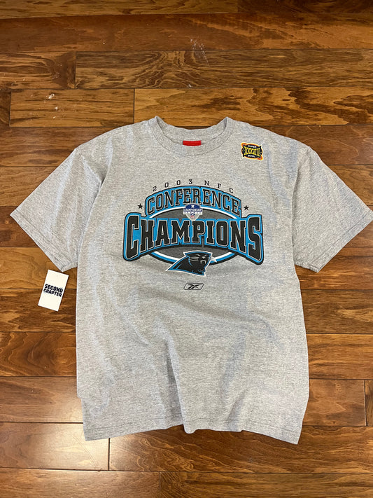2003 Carolina Panthers Conference Grey Tee (XL)