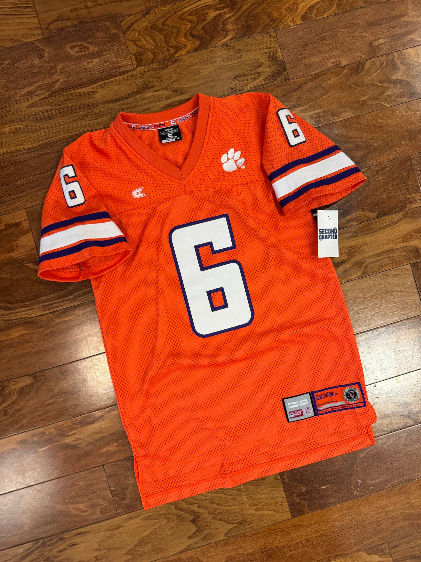 00s Clemson University Colosseum Football Jersey (Youth M)