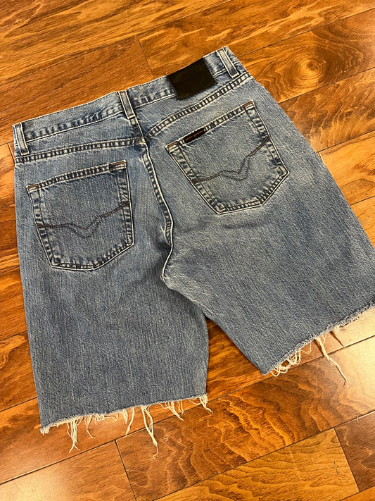 2006 Harley Davidson Distressed Jean Shorts (32)