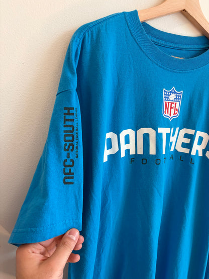 00s Carolina Panthers Football Blue NFC South Tee (XL)