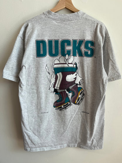90s Mighty Ducks Vintage NHL Nutmeg Breakthrough Tee (XL)