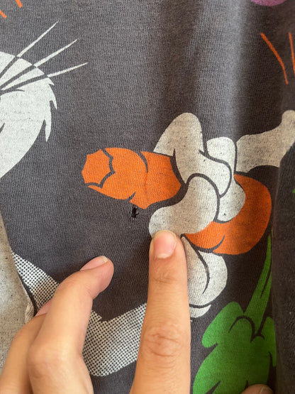 1990s Bugs Bunny Carrots Looney Tunes AOP Tee (XL)