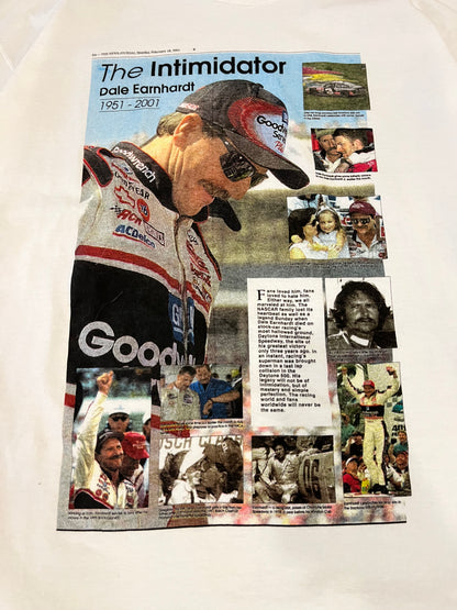 2001 Dale Earnhardt Newspaper Tee (XL)