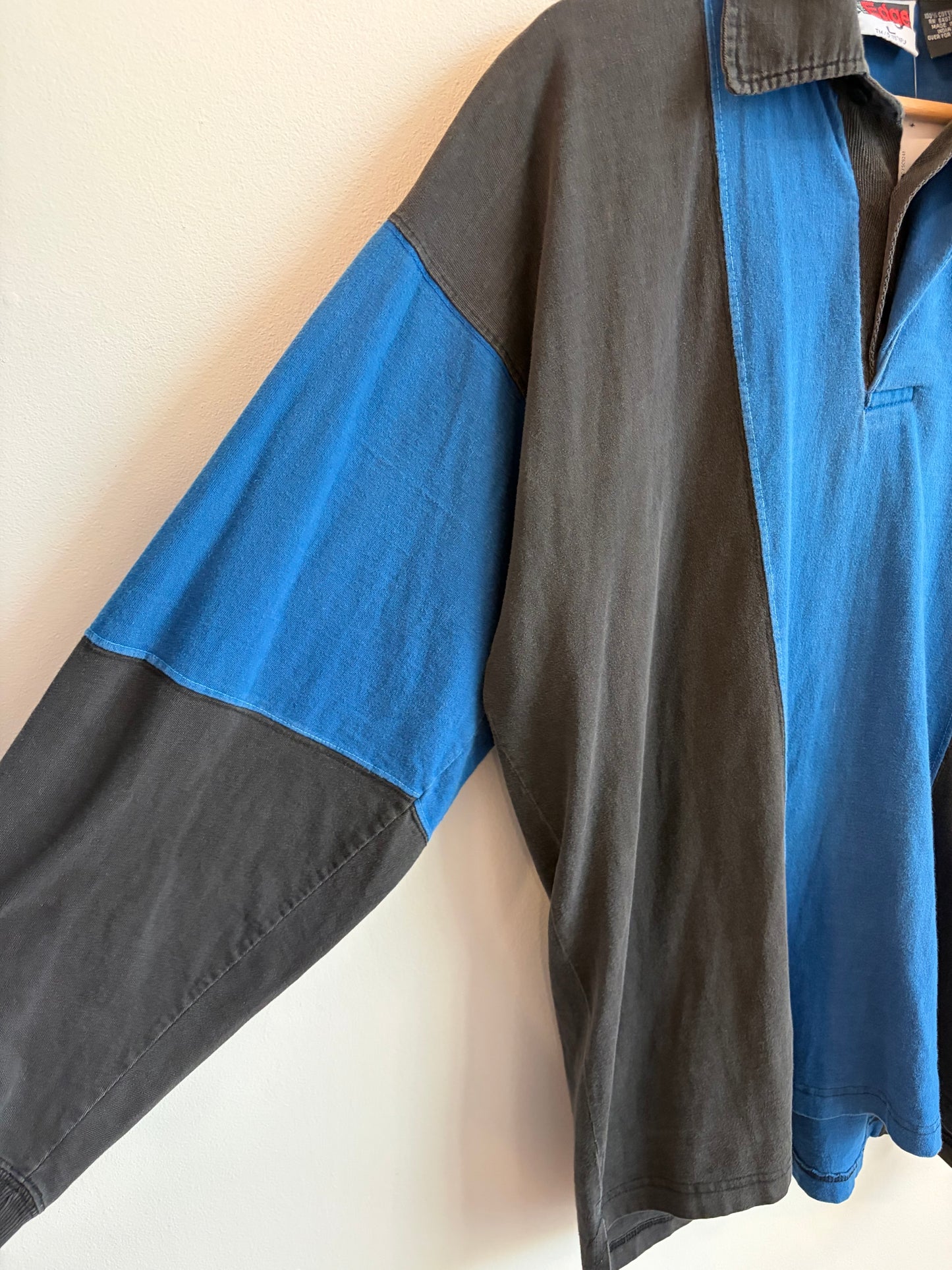 90s Carolina Panthers Rugby Polo Shirt (L)